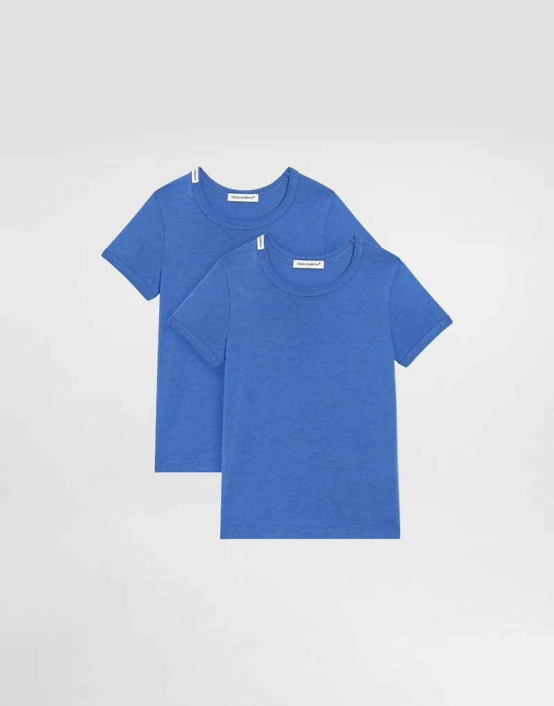 Short-sleeved jersey T-shirt two-pack