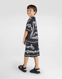 Batik shirt with bandanna print