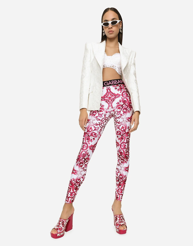 Brocade Turlington blazer