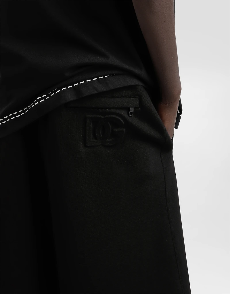 Cotton jogging shorts