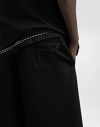 Cotton jogging shorts
