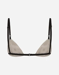 Crystal mesh bra