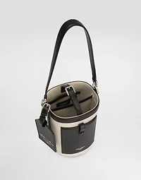 Fabric bucket bag