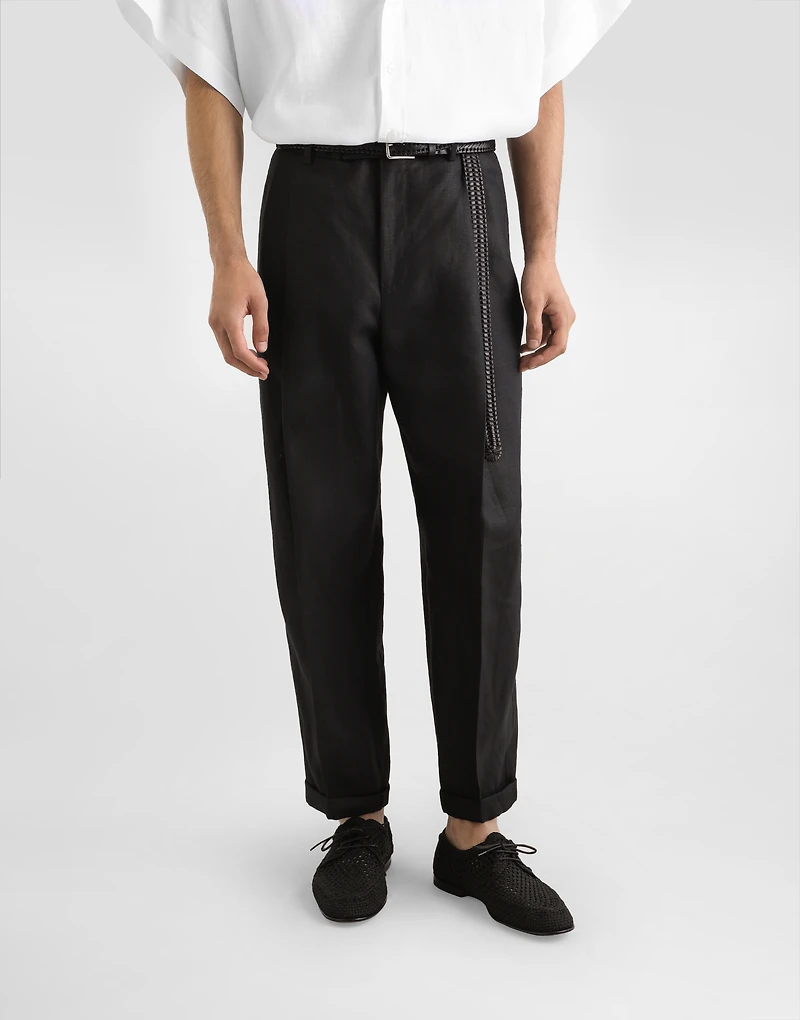Linen fabric pants