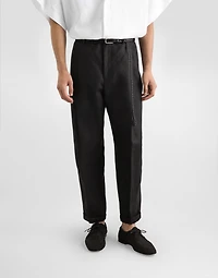 Linen fabric pants
