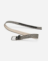 Canvas belt with Dolce&Gabbana logo print