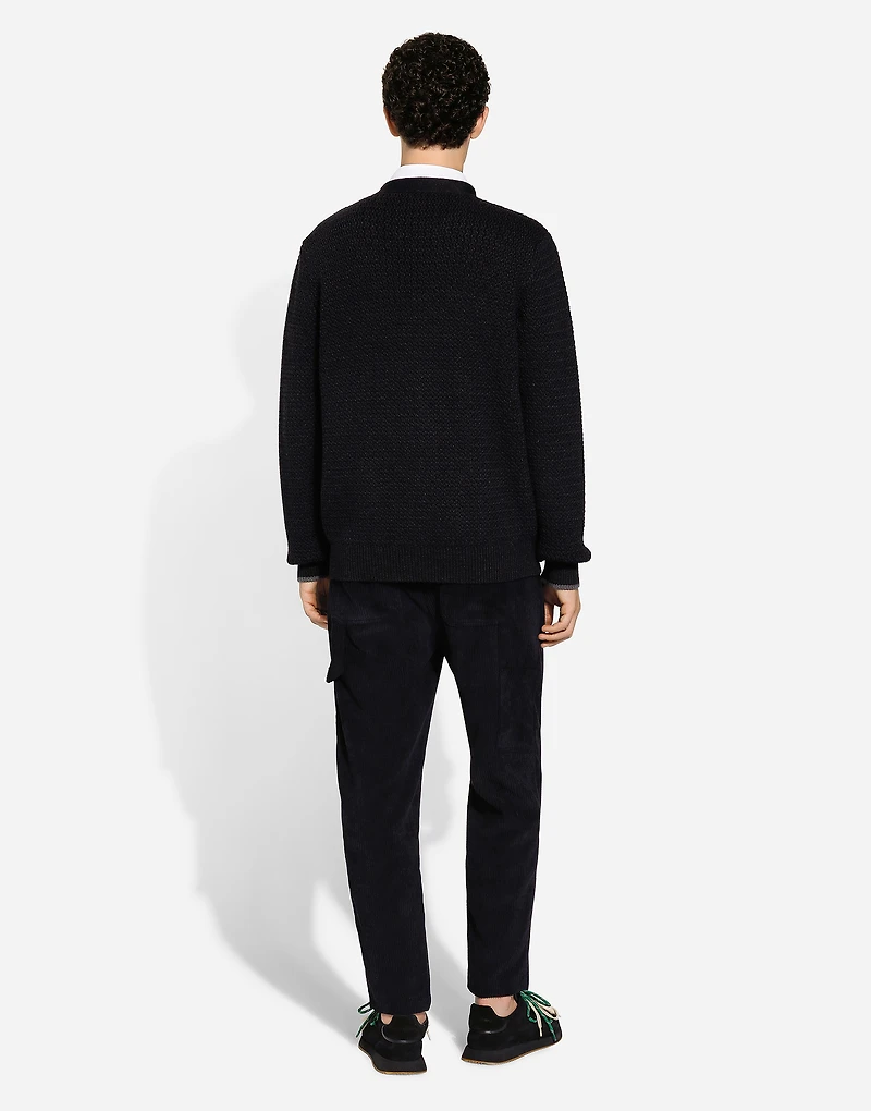 Oversize wool cardigan