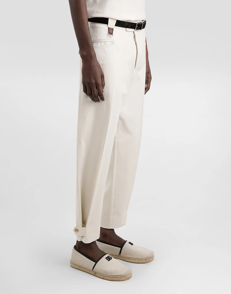 Gabardine trousers