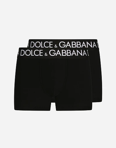 Two-pack cotton jersey boxers
