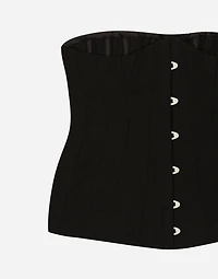 Cotton bustier belt
