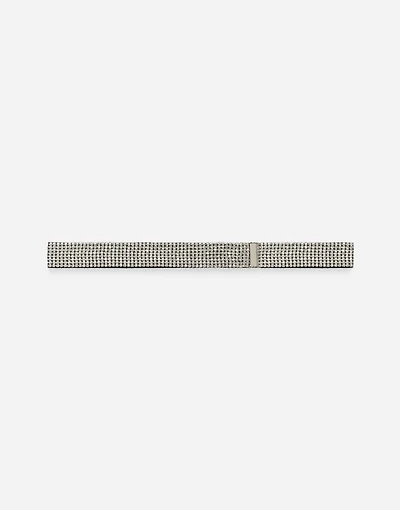 Crystal mesh belt