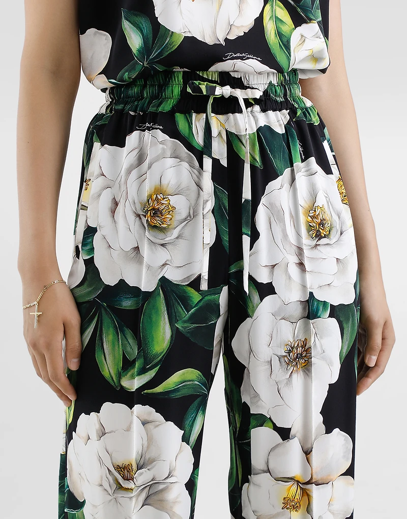 Wool gabardine shorts