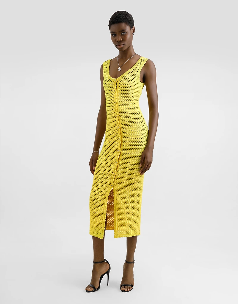 Long crochet dress