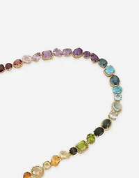  Rainbow Sautoir 
 18-carat yellow gold and multicolored gems