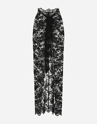 Long Chantilly lace skirt