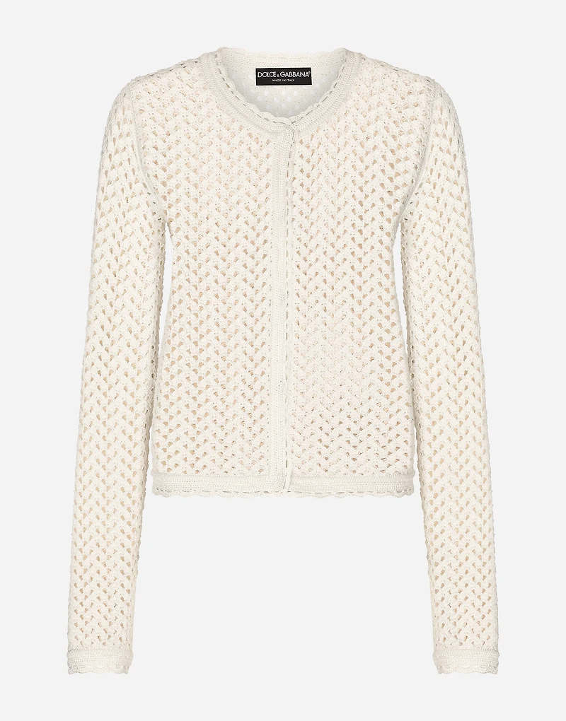 Short crochet jacket