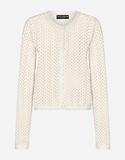 Short crochet jacket