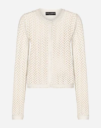 Short crochet jacket