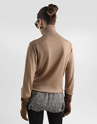 Cashmere turtleneck pullover