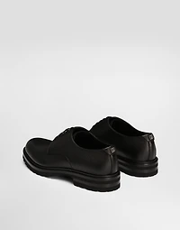 Grainy calfskin Derby shoes