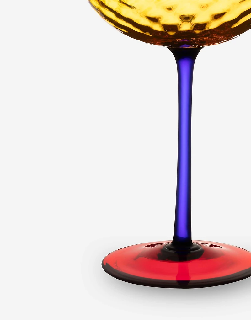 Hand-Blown Murano Champagne Glass