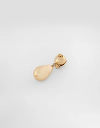 Teardrop earrings with DG logo
