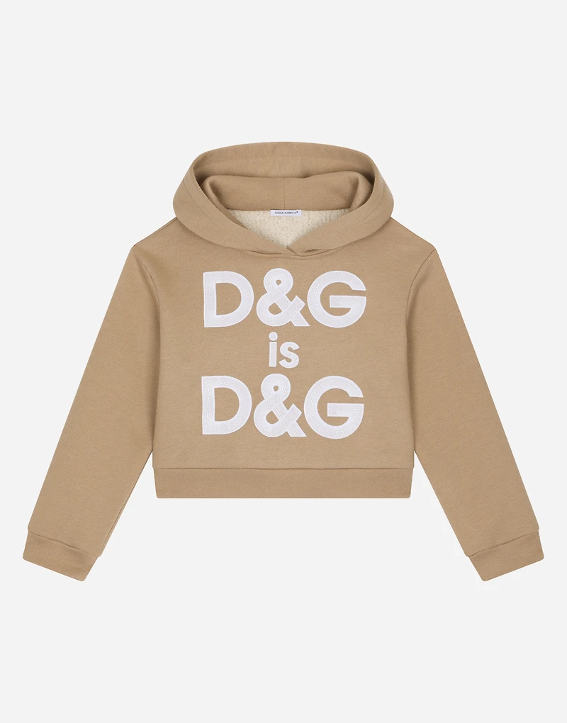 Hoodie with logo embroidery