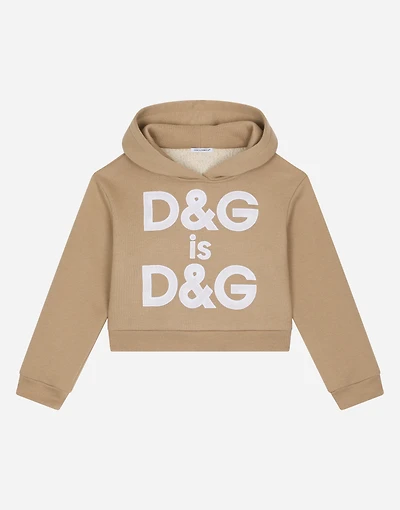 Hoodie with logo embroidery