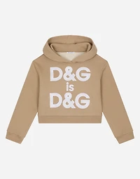 Hoodie with logo embroidery