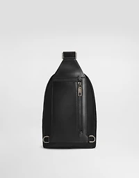 Nylon crossbody backpack