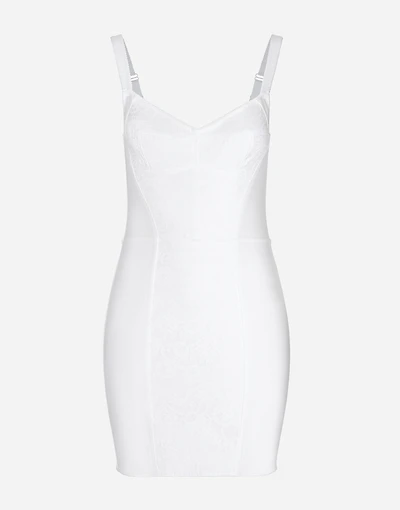 Corset-style slip dress