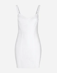 Corset-style slip dress