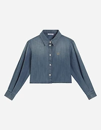 Denim shirt with DG logo
