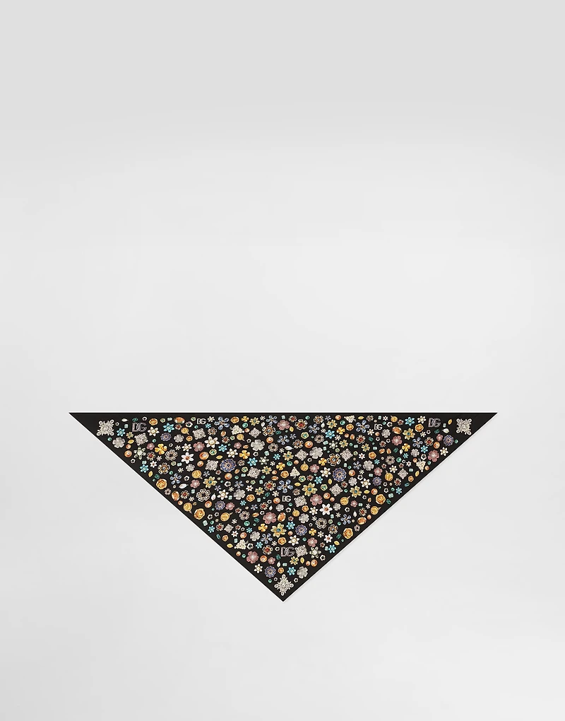Silk twill stole