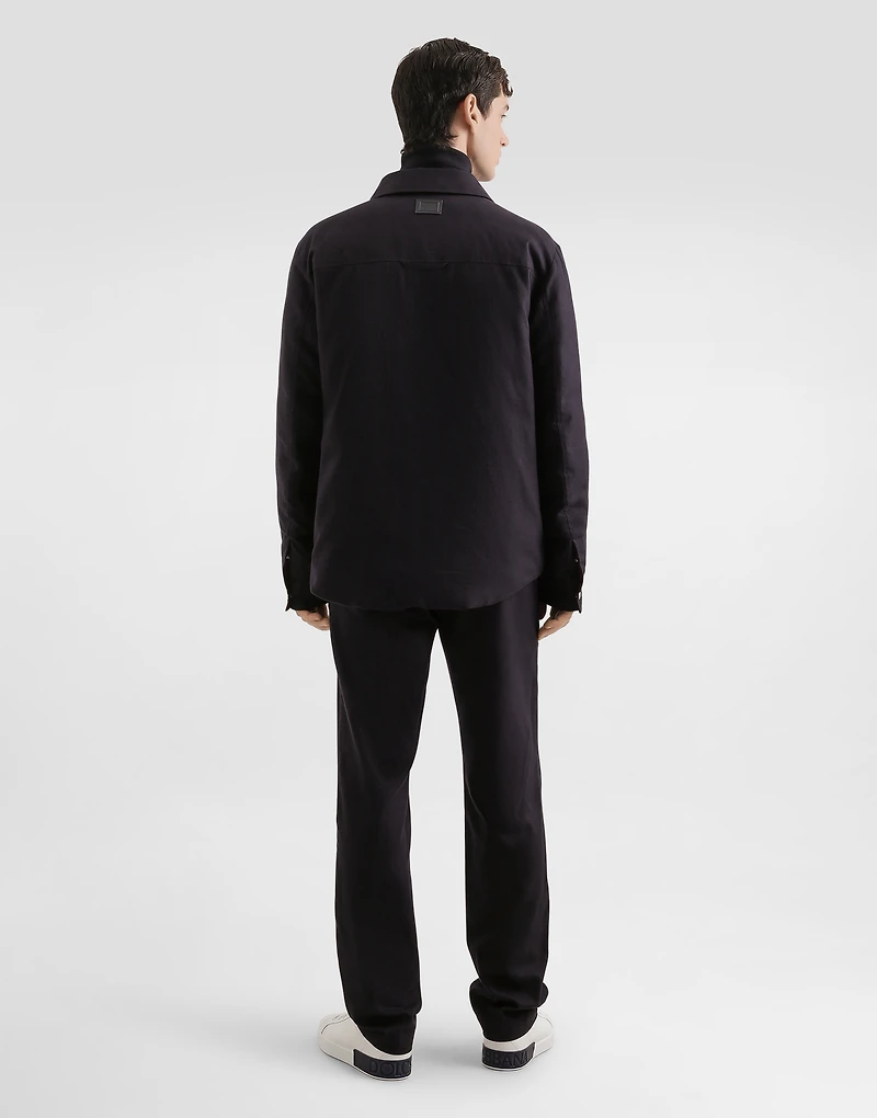 Reversible shirt jacket