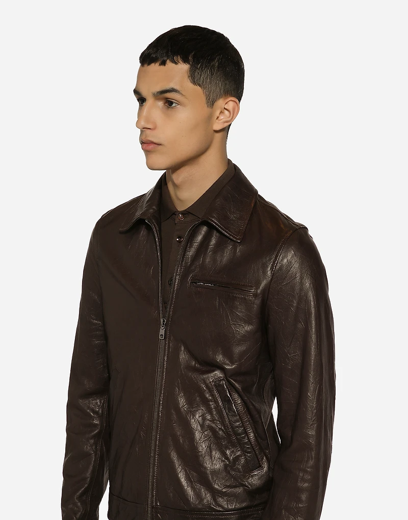 Leather jacket