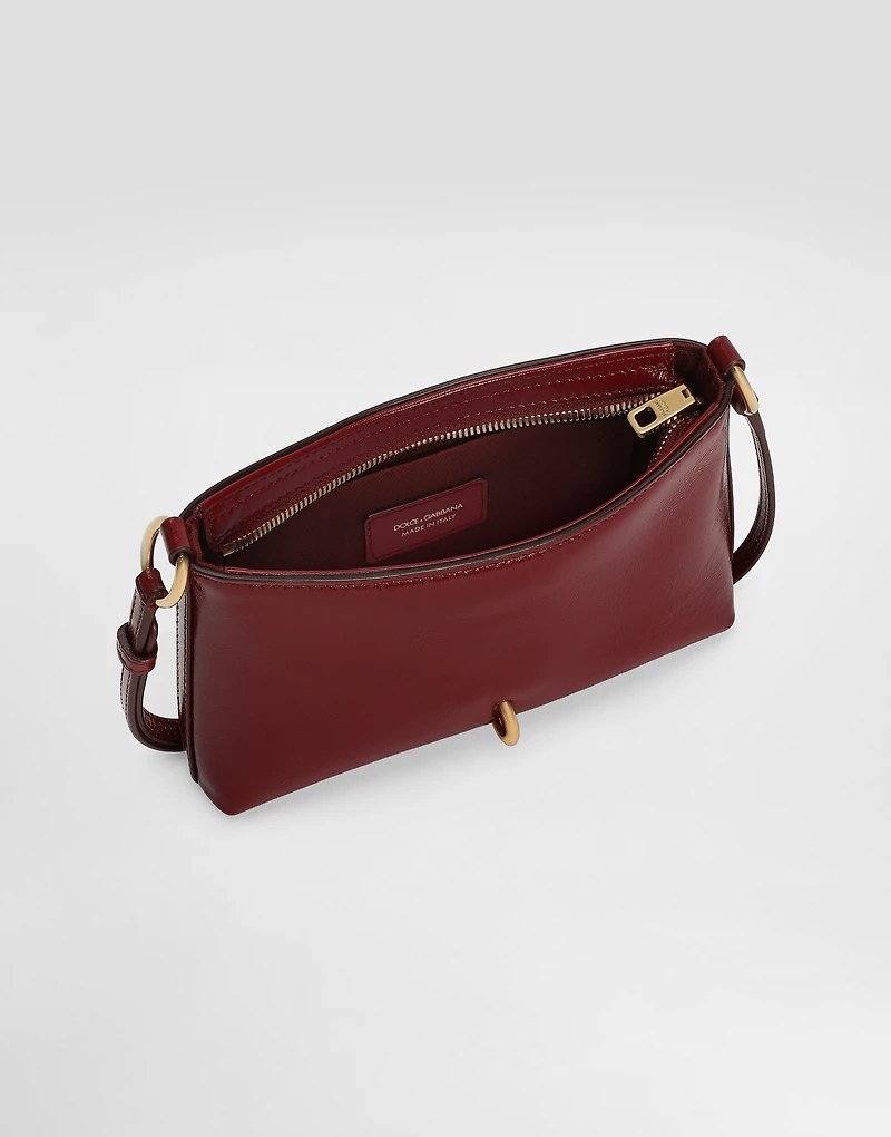 Lock shoulder bag in calfskin