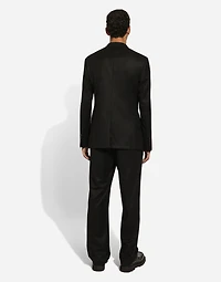 Double-breasted wool Taormina-fit jacket