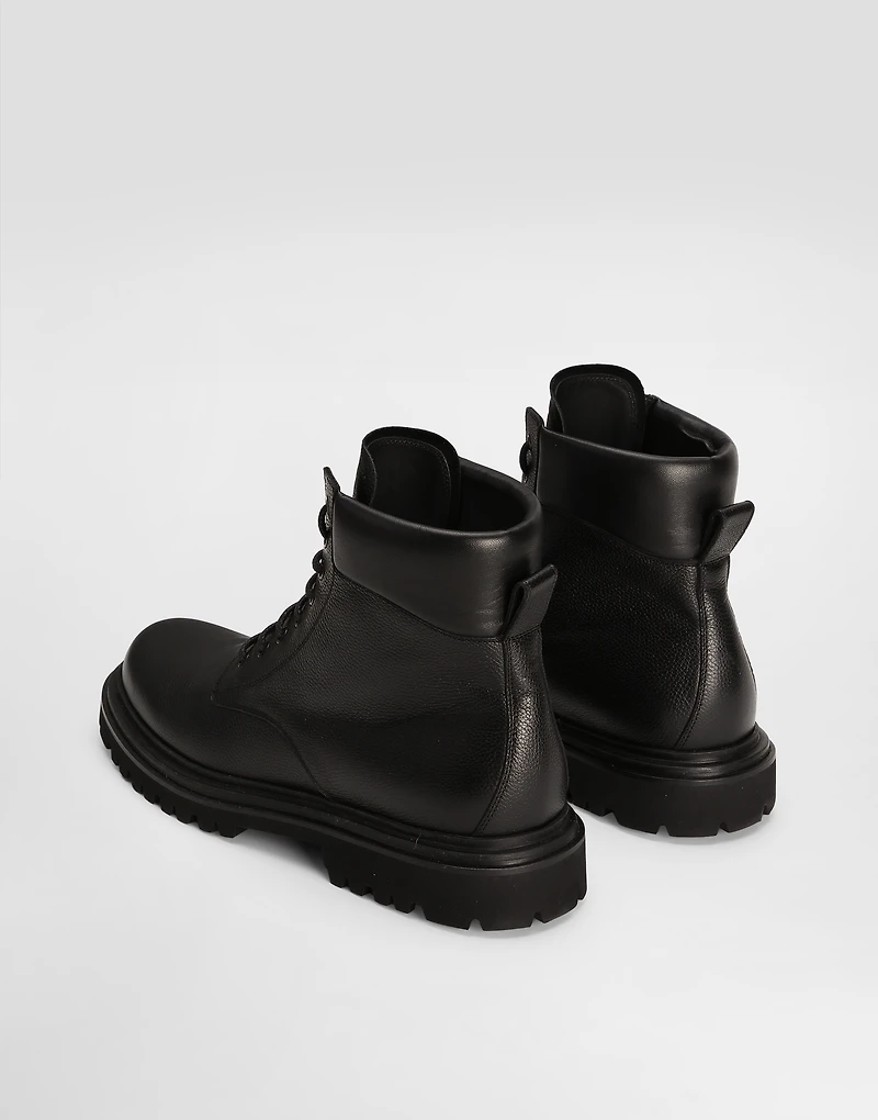 Calfskin ankle boots