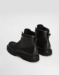 Calfskin ankle boots