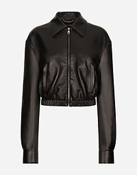 Lambskin bomber jacket