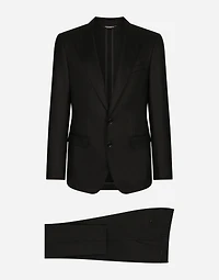 Single-breasted tuxedo suit