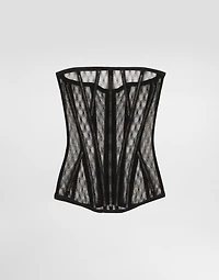 Mesh tulle corset