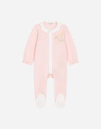 3-piece interlock gift set with moon and star print