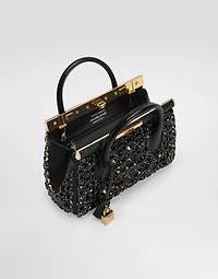 Iguana-print calfskin day mini marlene handbag