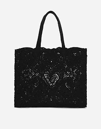 Large cordonetto lace bag