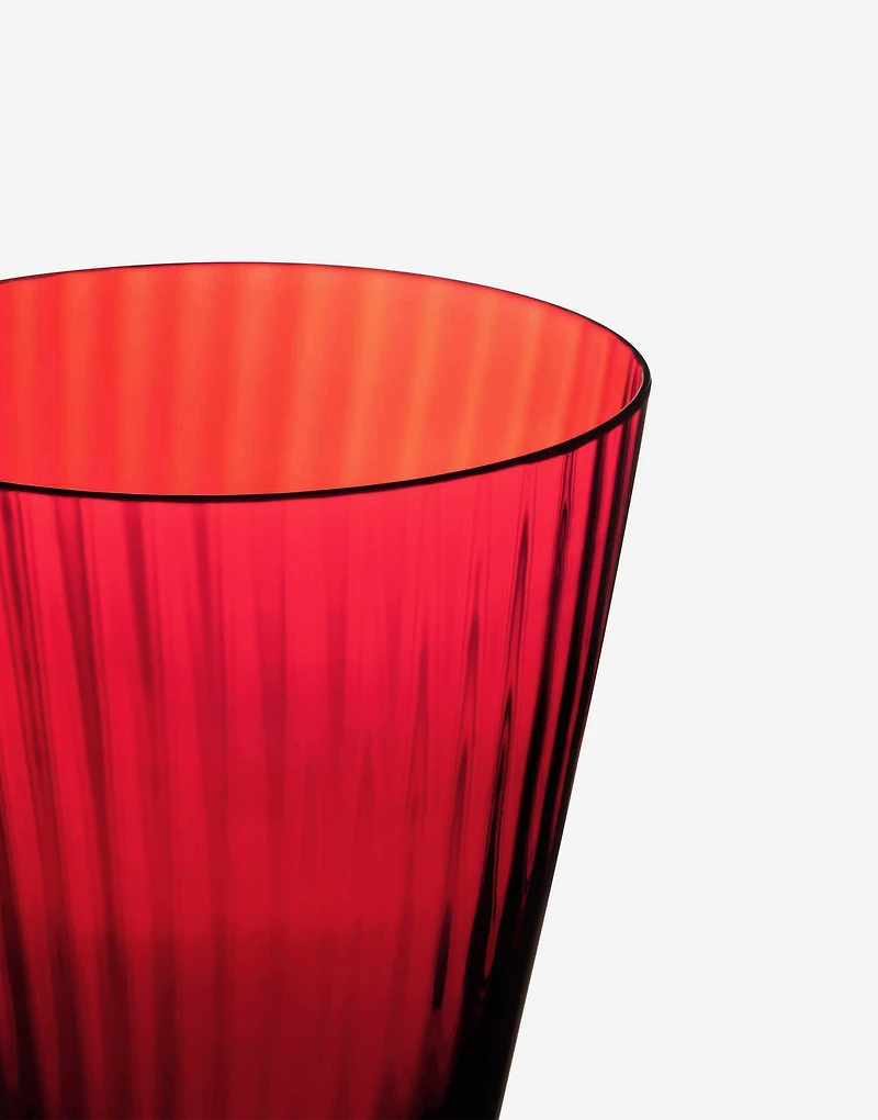 Hand-Blown Murano White Wine Glass