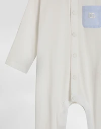 3-piece jersey and jacquard gift set with DG logo polka dots