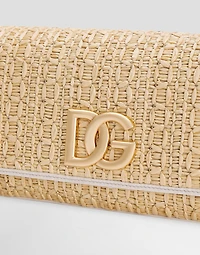 Rafia crochet shoulder bag