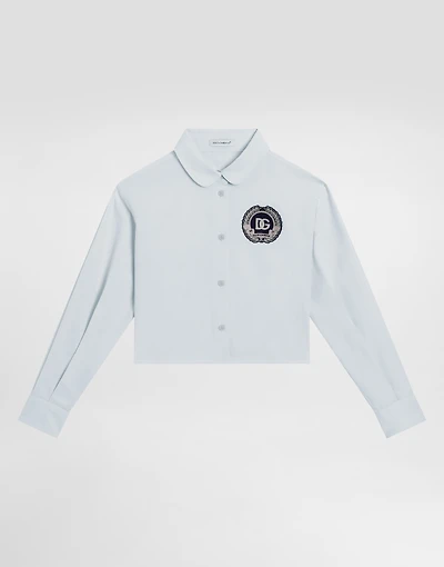 Oversized cotton shirt